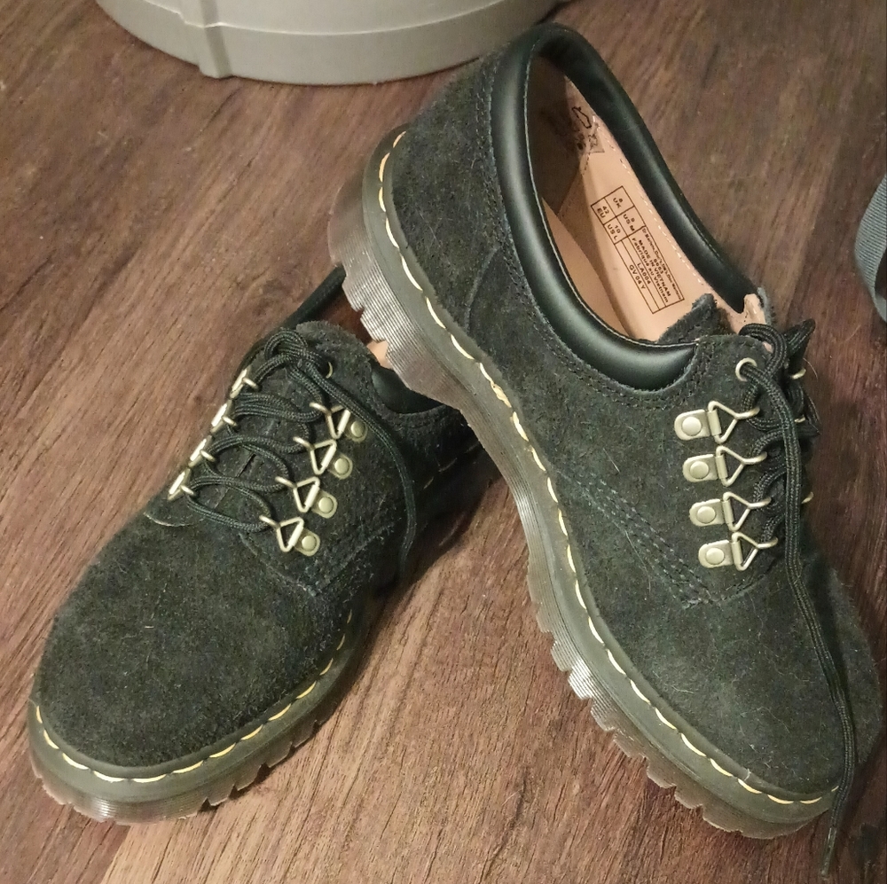 Black suede doc martins